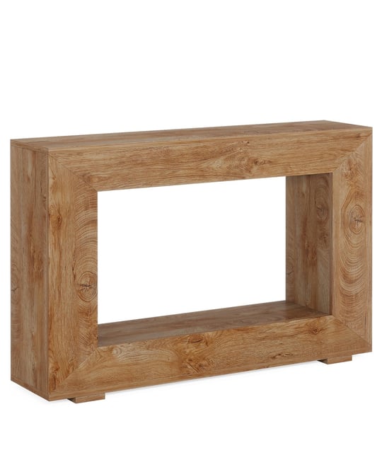 Farmhouse Console Table, 47 Inches Entryway Console Table with Storage, Industrial Hallway Accent Table for Living Room, Entrance