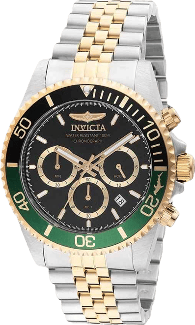 Men's 48116 Pro Diver Quartz Chronograph Black Dial Watch