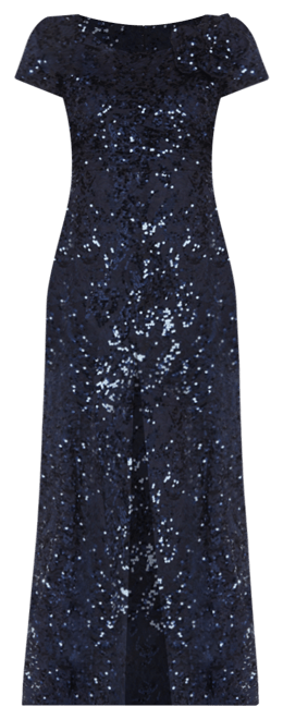 Women's Sequin Front-Slit Gown