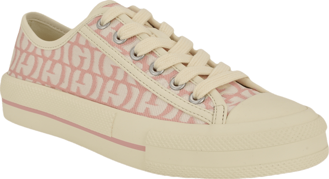 Women's Carey Jacquard Logo Low-Top Lace-Up Sneakers