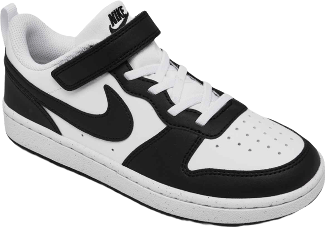 Little Kids' Court Borough Low Recraft Fastening Strap Casual Sneakers from Finish Line