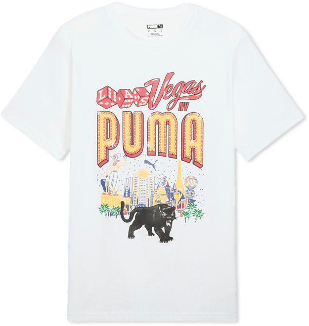 PUMA Las Vegas Billboards Men's Graphic T-Shirt