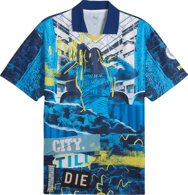 PUMA Manchester City ftblNRGY+ Men's Retro Jersey