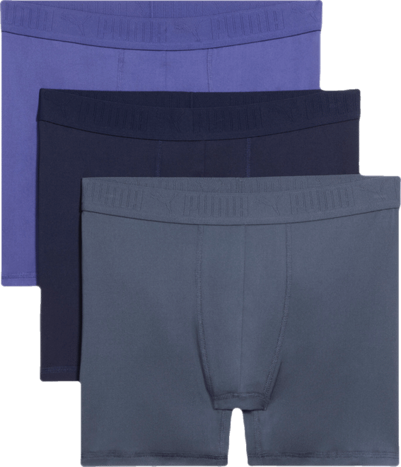 PUMA Men's Ultra Soft Boxer Briefs 3 Pack