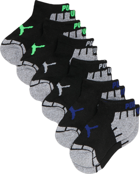 PUMA Big Kids Low Cut Socks [3 Pairs]
