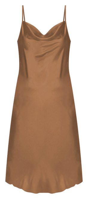 Women's Satin Midi Slip Dress