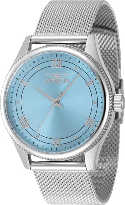Women's 48487 Celestial Quartz 3 Hand Light Blue Dial Watch