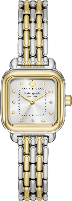 Women's Gracie Square Three-Hand Two-Tone Stainless Steel Watch, 25mm