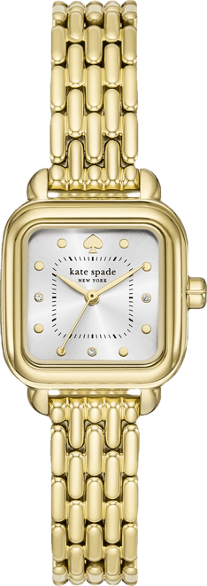 Women's Gracie Square Three-Hand Gold-Tone Stainless Steel Watch, 25mm