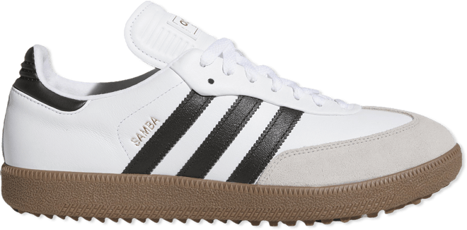 adidas Samba Spikeless Golf Shoes Cloud White/Core Black/Gum