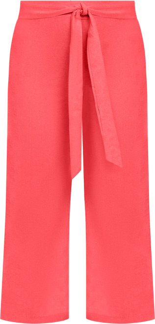 Blue Sol Womens 23 in. Solid Capris Pants