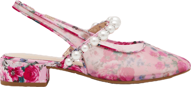 Little and Big Girls Sling Back Flat