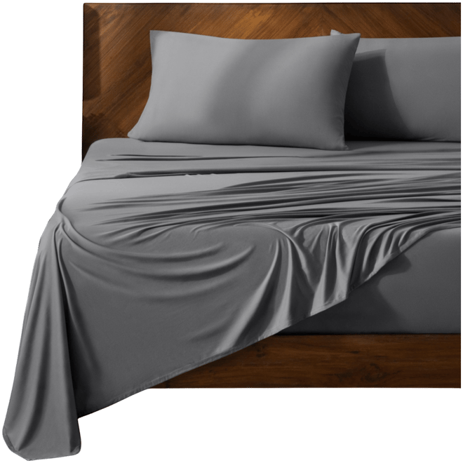 4 Way Microfiber Stretch Knit Sheet Set, Queen