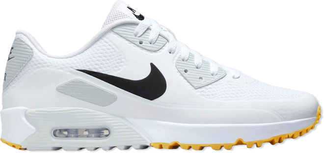 NIKE AIR MAX 90 G ホワイト/ブラック 8 Free Shipping - Nike Air Max 90 G Golf Shoes White/Black - Carl's
