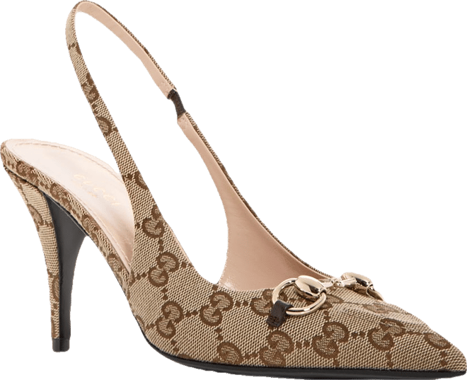 Gucci Women's Horsebit Slingback Pumps | Bloomingdale's Shoes