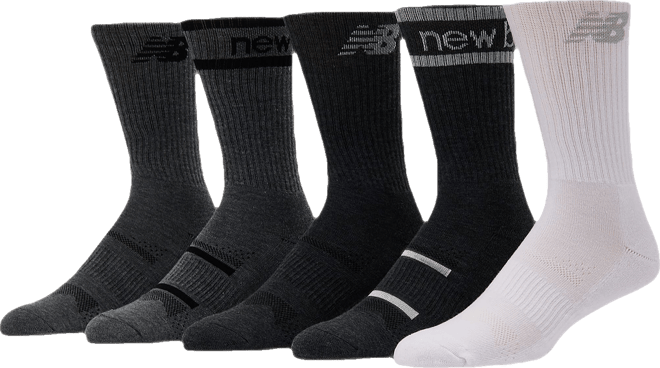 New Balance Crew Socks 5-Pack