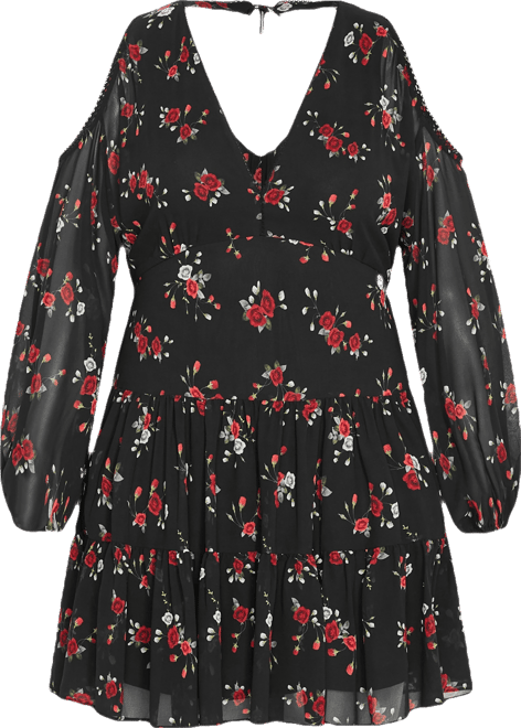 Plus Size Maria Print Dress