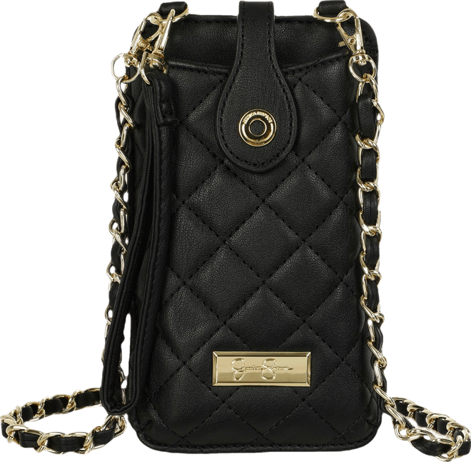 Jessica Simpson Quilted Chain Strap Phone Bag