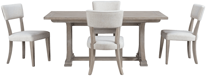Sadie 5-Pc. Rectangular Dining Set (Table & 4 Upholstered Side Chairs), Created for Macy's