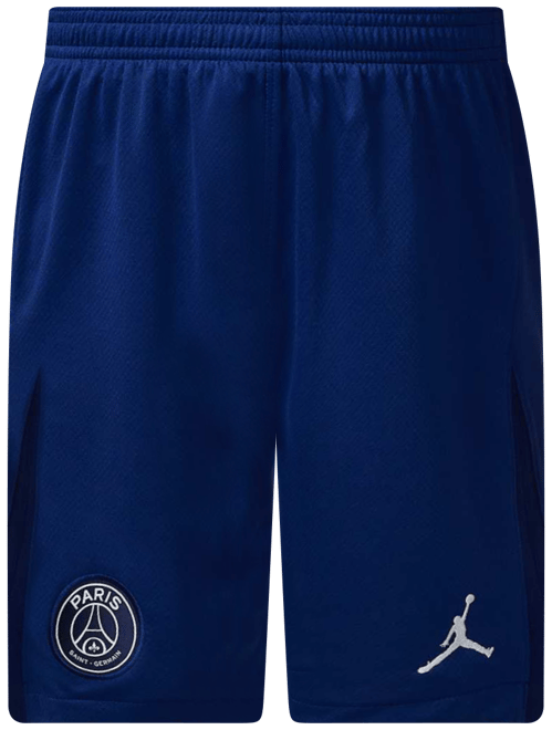 Paris Saint-Germain 2025 Stadium Vierde Jordan replicavoetbalshorts met Dri-FIT voor kids