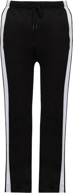 Shop American Stitch Color Block Fleece Pants SS25B950-BLK