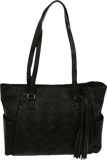 Bueno Woven Panel Tote Bag