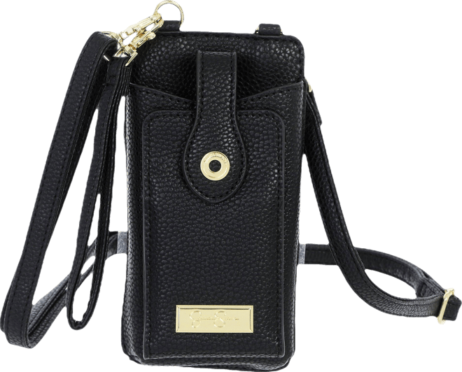 Jessica Simpson Pebble Leather Phone Crossbody Bag