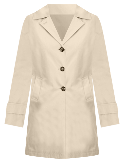 Michael  Women's Notched Collar Button-Front Coat, Exclusively at Macy's