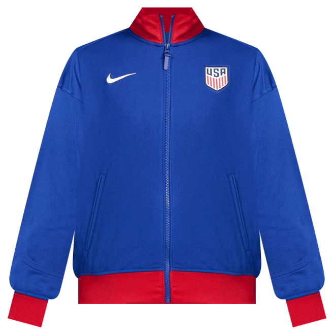 Women's and Men's Royal Usmnt 2024 Academy Pro Anthem Full-Zip Jacket