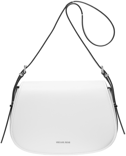 Michael Kors Lydia Small Leather Flap Messenger - Macy's