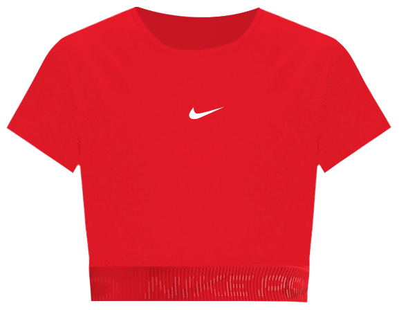 Nike Pro Playera de manga corta Dri-FIT con gráfico cropped para mujer