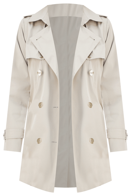 Michael Kors Women's Double-Breasted Belted Hooded Coat
