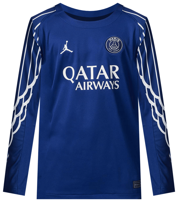 Paris Saint-Germain 2024/25 Stadium Fourth Older Kids' Jordan Dri-FIT Football Replica Long-Sleeve Shirt