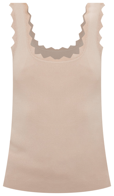 Tan Ric Rac Compression Tank