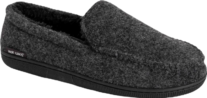 Men's Faux Wool Moccasin Slippers