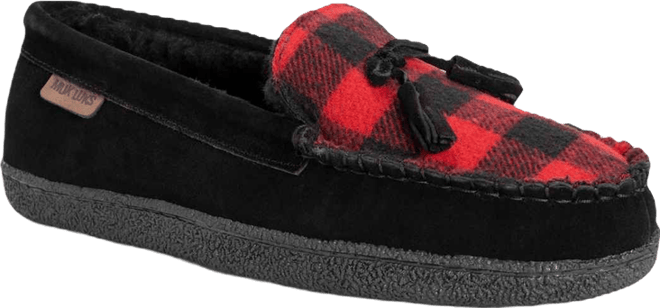 Men's Leather Goods By Talan Slipper, Black, 9