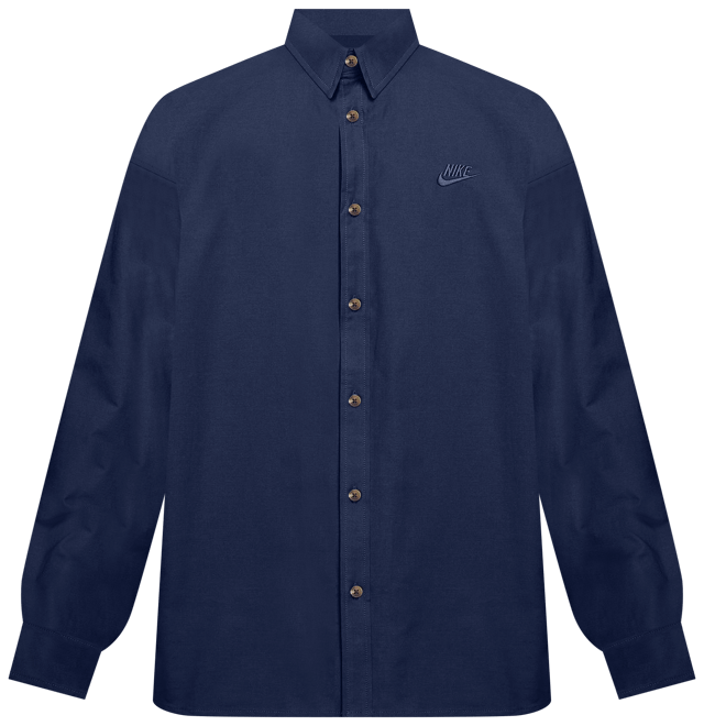 Nike Club Men's Oversized Long-Sleeved Oxford Shirt