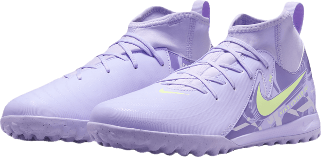 Nike United Jr. Phantom Luna 2 Academy Tacos de fútbol TF de corte high para niños grandes