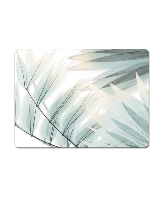 Tropical Foliage Hardboard Cork Placemats, Set of 4