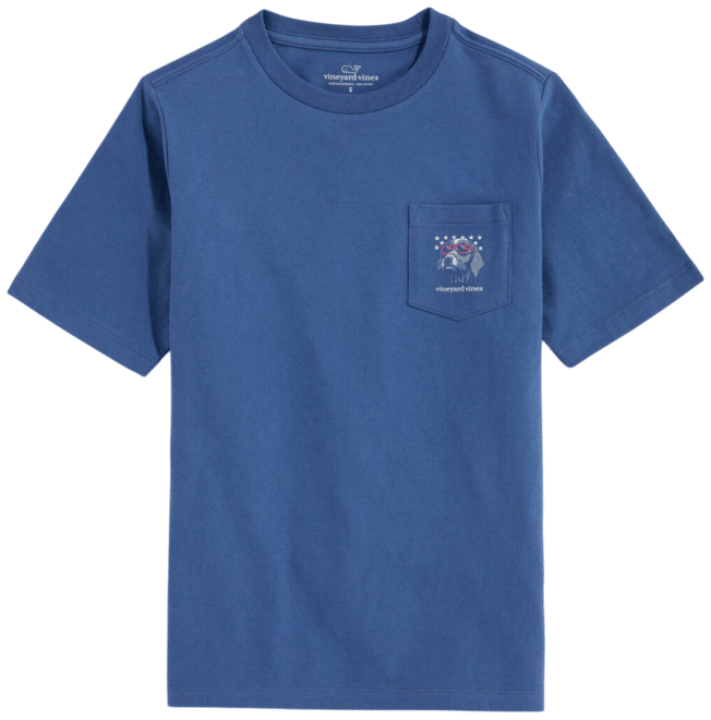 Boys' Americana Dog Short-Sleeve Pocket Tee