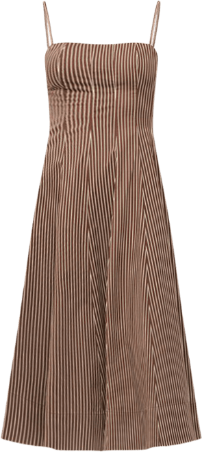 STAUD Wylie Striped Midi Dress | Bloomingdale's Women