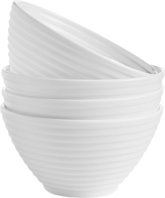 Opal Glass Spiral Cereal Bowls, Set of 4, Exclusively at Macy's