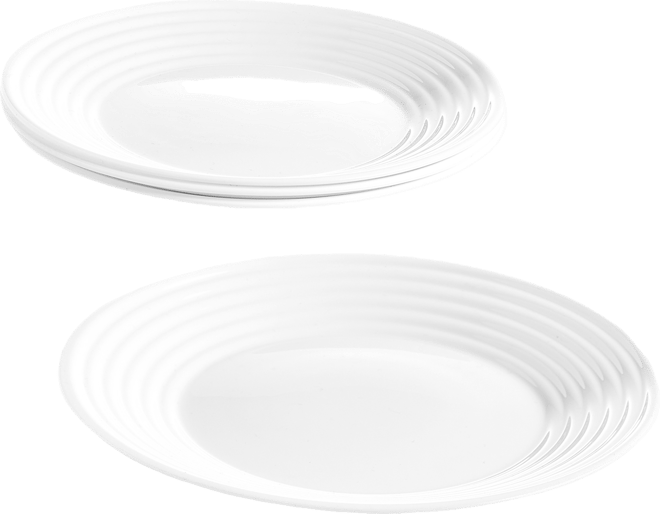 Opal Glass Spiral Salad Plates, Set of 4, Exclusively at Macy's