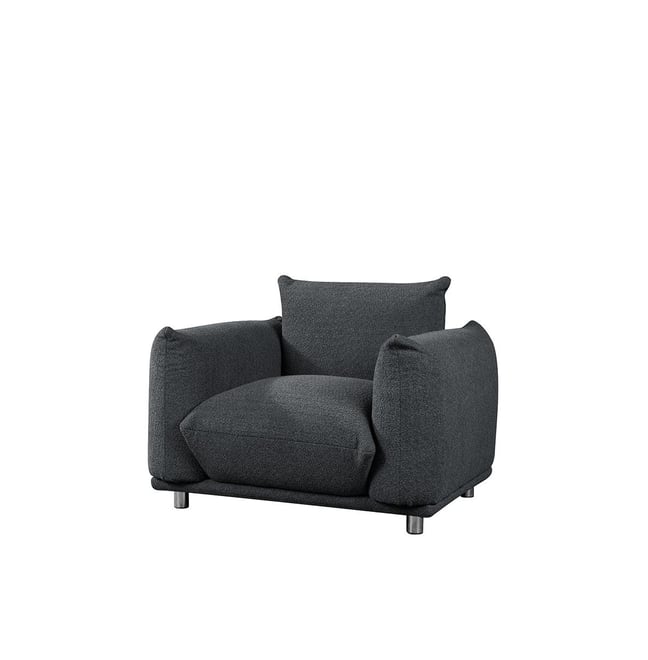 Accent Chair Single Sofa 42"W Sherpa Accent Chair for Bedroom Living room Apartment, Camel