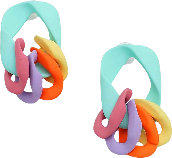 Women's Chainlink Drop Earrings