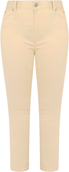 D. Jeans Plus Twill Solid Ankle Jeans