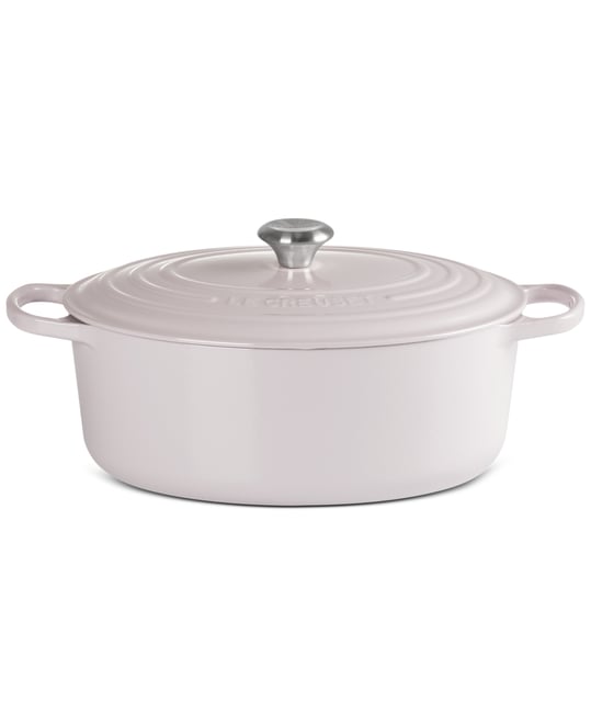 Signature Enameled Cast Iron 8-Qt, Oval Dutch Oven