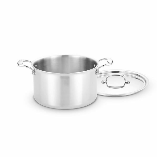 Titanium Series Fully Cladded 8-Quart Stock Pot with Lid