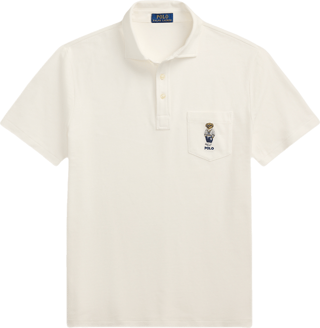 【POLO RALPH LAUREN】CUSTOM SLIM POLO BEAR MESHポロシャツ Polo Ralph Lauren Men's Custom Slim Polo Bear Mesh Polo