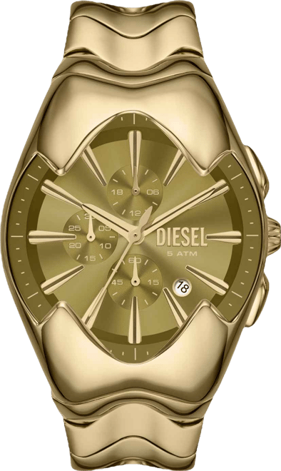 Men's Mercurial Quartz Chronograph Gold Stainless Steel Watch, 45mm